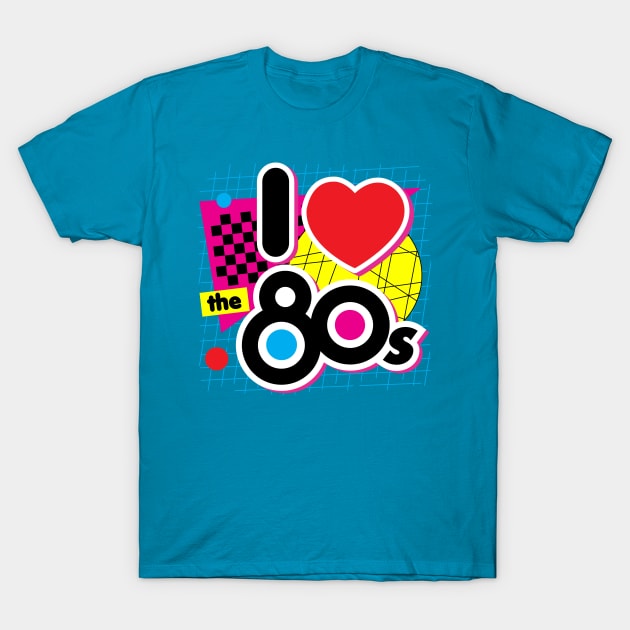 I Love the 80s T-Shirt by DetourShirts